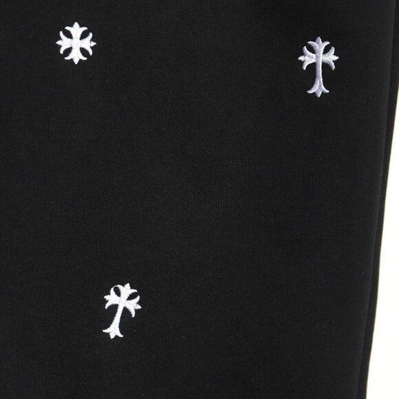 Chrome Hearts Cross Embroidered Cotton Sweatpants - Picture 6 of 9